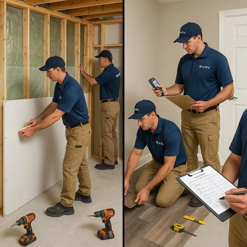 Repairs and Reconstruction process in Covington, VA